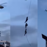 হেলিকপ্টার থেকে ঝুলে চম্পট নেপালি মন্ত্রীর