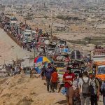 মৃত্যুপুরী গাজা উপত্যকায় উদ্বাস্তুর স্রোত