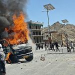 রাজ্যের দাবিতে অগ্নিগর্ভ লেহ