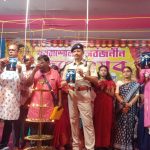 কবিতার বই প্রকাশ ও নাটক মঞ্চস্থ খয়রাসোল আমরা সকলে পুজা মন্ডপে