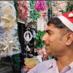 বড়দিনের আমেজে সেজে উঠেছে ব্যান্ডেল চার্চ সংলগ্ন বাজার