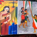 নারী নির্যাতনের বিরুদ্ধে জাগরণ, বাগনানে রঙ-তুলিতে প্রতিবাদ, সংস্কৃতি জাগিয়ে তুলল মানবিক বার্তা