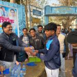 মাধ্যমিক পরীক্ষার্থীদের পাশে চেয়ারম্যান বিক্রমজিৎ চট্টোপাধ্যায়