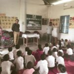 শিক্ষার্থীদের মাঝে শিক্ষা ও খাদ্যসামগ্রী বিতরণ